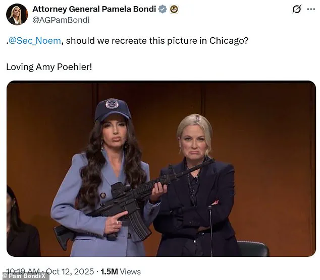 Attorney General Pam Bondi's Response to Saturday Night Live Sketch Sparks Debate Over Epstein Files Testimony