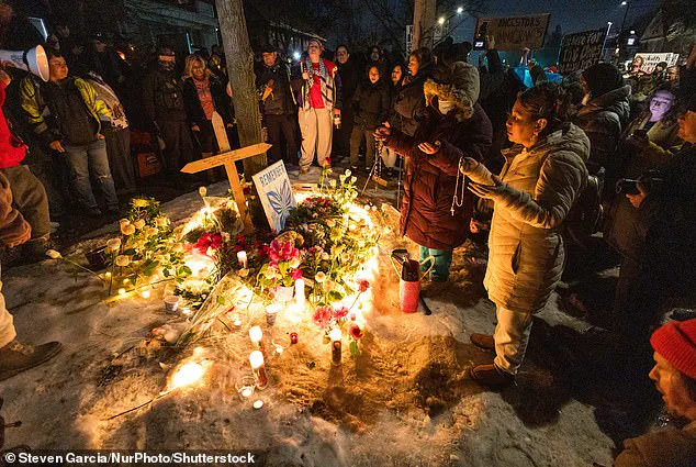 White Woman Expresses Discomfort at Memorial for ICE Shooting Victim, Citing Privilege