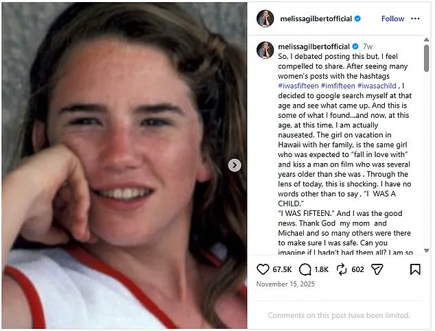Melissa Gilbert's Public Reflection on Childhood as Child Actor Precedes Husband Timothy Busfield's Legal Troubles