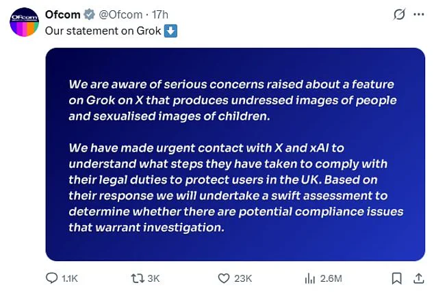 UK-US Tech Regulation Discussions Highlight Grok AI Image Concerns