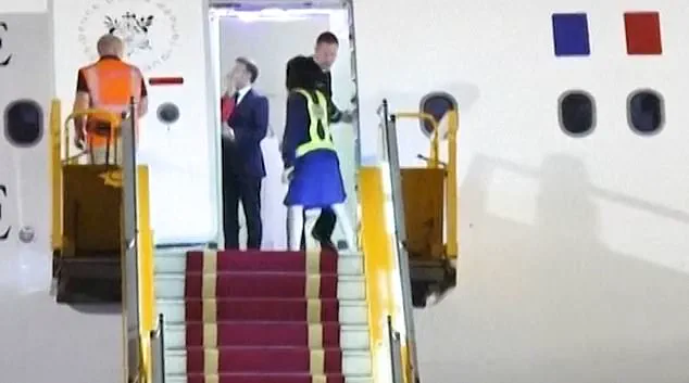 Emmanuel Macron Wears Aviator Sunglasses at Davos Due to Eye Injury