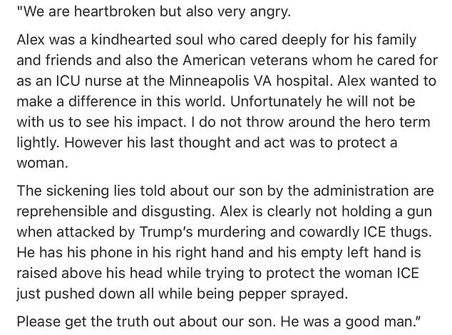 Family of ICU Nurse Alex Pretti Learns of His Killing Through AP Journalist, Exposing Systemic Communication Failures