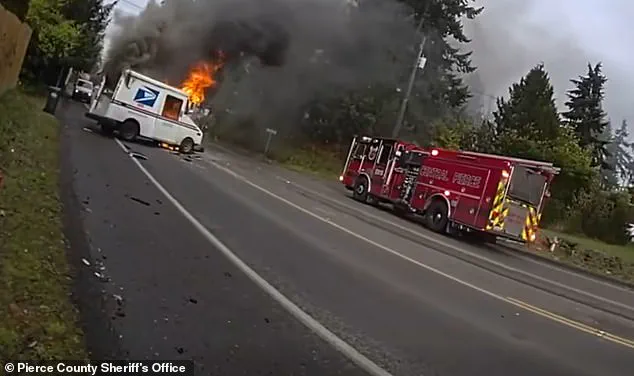 Mail Truck Accident in Parkland, Washington: Sheriff's Office Releases Body Camera Footage of Incident