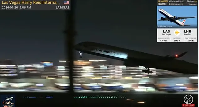 British Airways Plane Loses Wheel During Takeoff in Las Vegas; Viral Video Footage Raises Safety Concerns