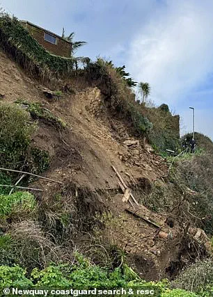 Man Narrowly Escapes Death After Cliff Collapse on Newquay Coastal Path
