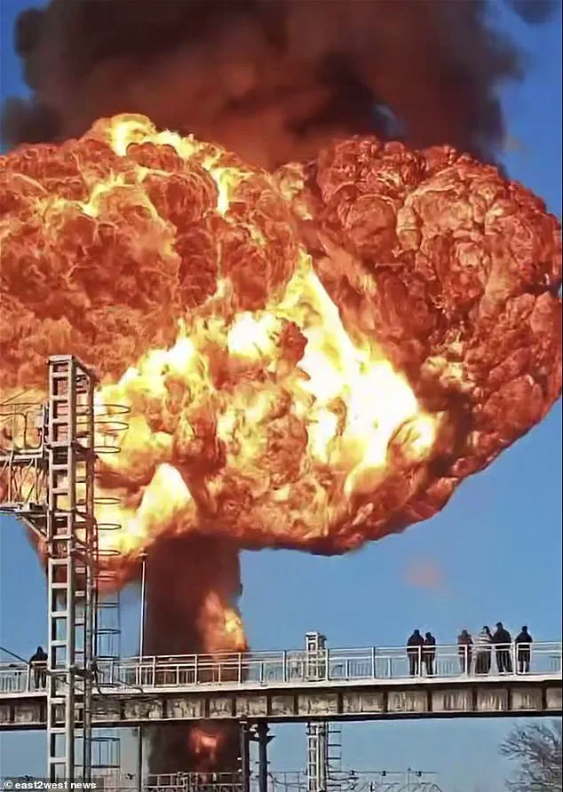 Giant Fireball from Fuel Wagon Explosion Disrupts Key Russian Rail Corridor