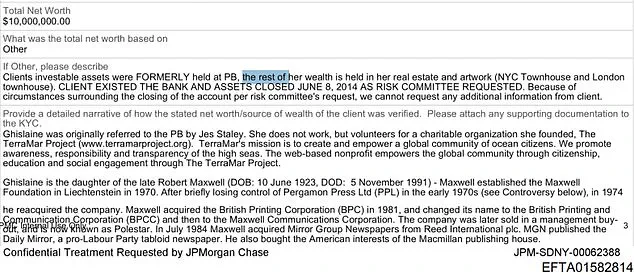 New JPMorgan Docs Show Ghislaine Maxwell Inherited $10M from Father, Not Epstein