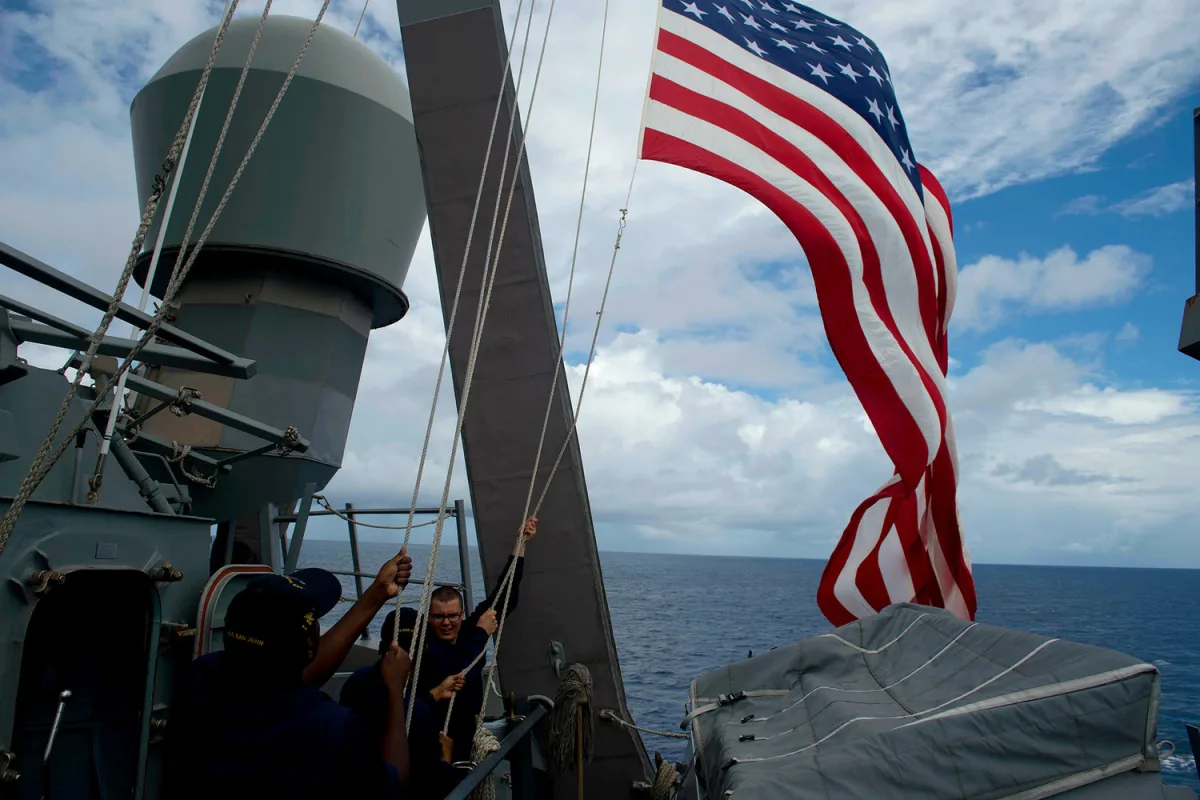 Iranian Missile Strike on U.S. Fifth Fleet Sparks Regional Tensions Escalation
