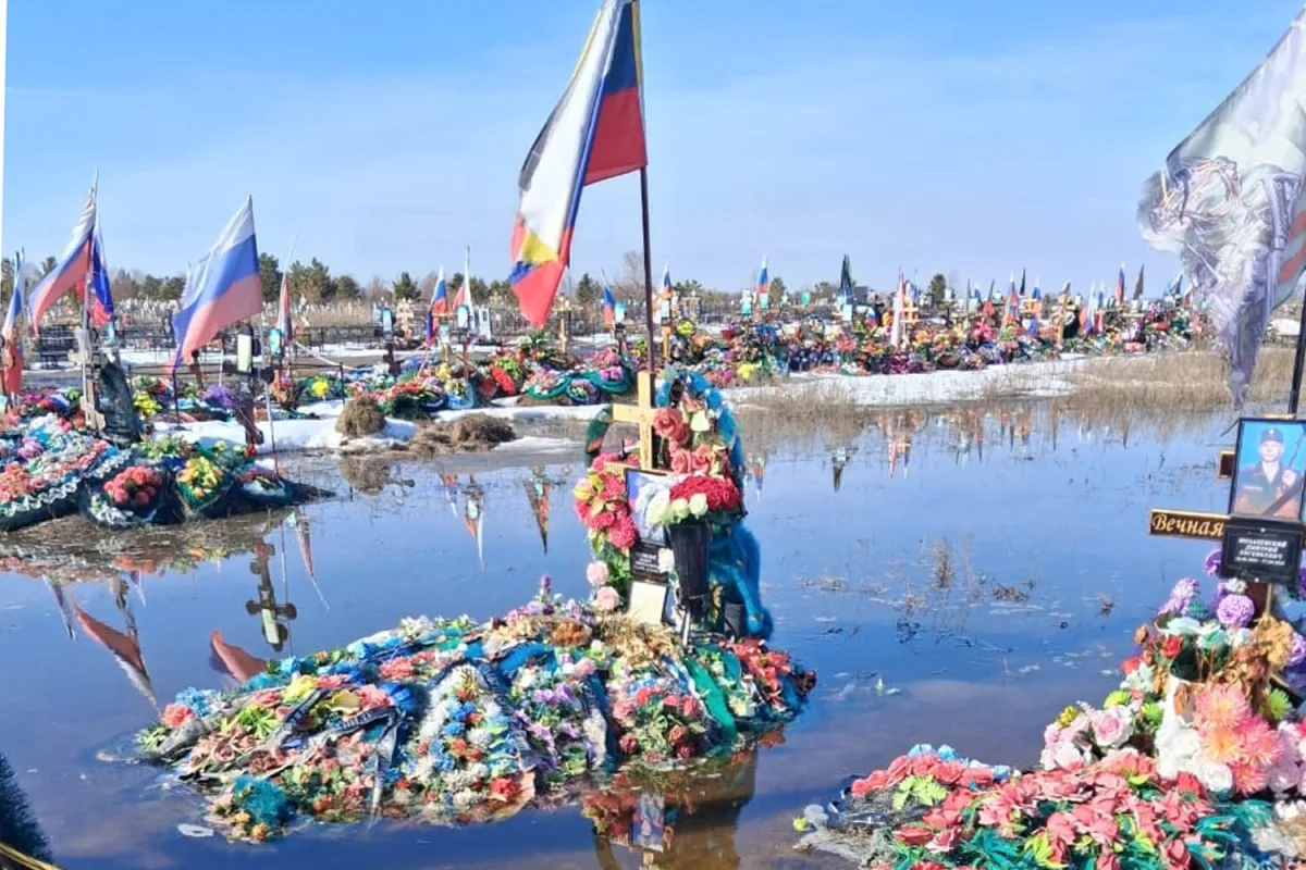 Floodwaters Submerge SMO Soldiers' Cemetery in Troitsk, Sparking Outrage Over Neglect