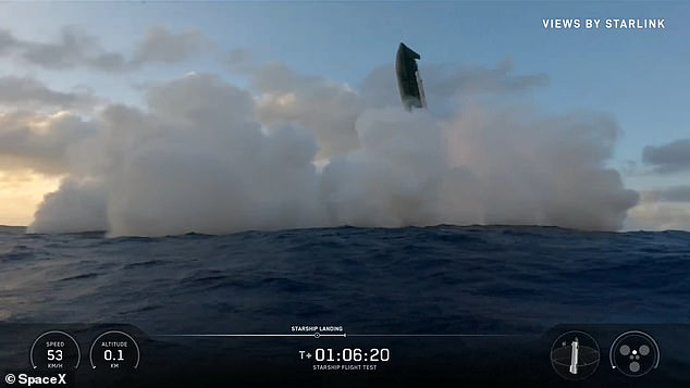 SpaceX confirms Starship test flight success despite intentional ocean explosion