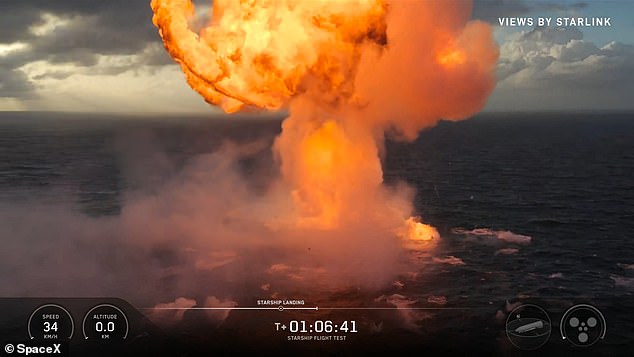 SpaceX confirms Starship test flight success despite intentional ocean explosion